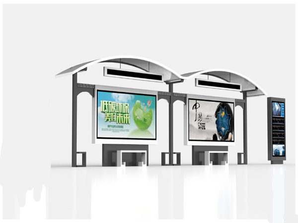 湖北时尚都市候车亭